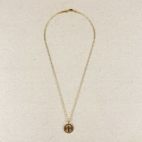 18k Gold Filled Radial Angel Wing Necklace