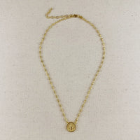 18k Gold Filled Beaded Saint Benedict Necklace