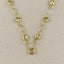 18k Gold Filled Puffy Mariner Necklace With Carabiner Clasp
