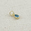 18k Gold Filled Birthstone Bezel Drop Charm