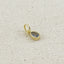 18k Gold Filled Birthstone Bezel Drop Charm