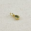 18k Gold Filled Birthstone Bezel Drop Charm