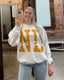 ND North Dakota Gold Top: Ash