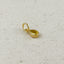 18k Gold Filled Birthstone Bezel Drop Charm