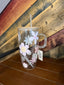 32oz Glass Tumbler With Handle and Bamboo Lid & Straw