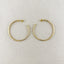 18k Gold Filled 60mm New Wave Hoop