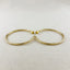 18k Gold Filled 60mm New Wave Hoop