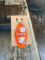 Custom Made Keychain: Orange/Beach