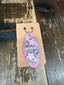 Custom Made Keychain: Pink/Faith