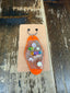 Custom Made Keychain: Orange/Be Kind