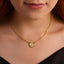 18k Gold Filled Beaded Saint Benedict Necklace