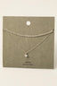 Small Gem Pendant Layered Chain Necklace
