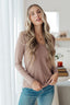 Indeed You Do Long Sleeve V-Neck Top