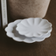 White Scalloped Serving Tray Set