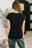 Little Details Trim Detail Top in Black