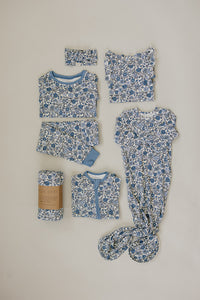 Bluebell Ruffle Sleeve Pointelle Bamboo Bodysuit