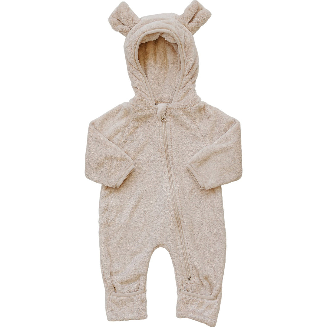 Fleece Bear Hooded Zipper