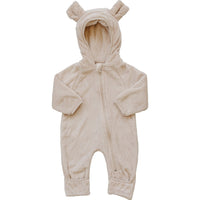 Fleece Bear Hooded Zipper