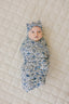 Bluebell Pointelle Bamboo Stretch Swaddle