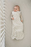 Taupe Checkered Bamboo Sleep Sack