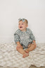 Blue Plaid Ruffle Collar Bubble Romper