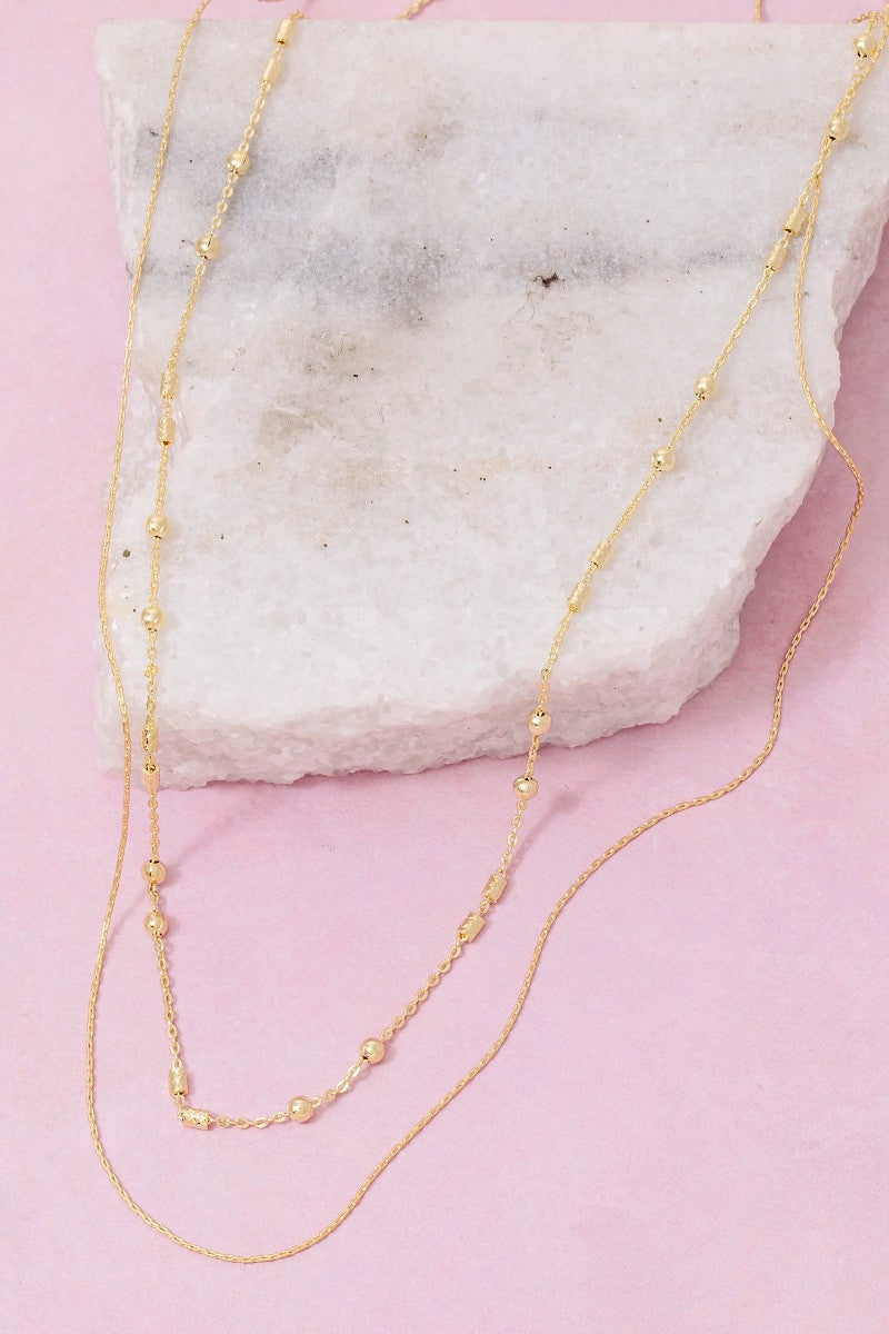 Dainty Layered Classic Chain Necklace