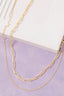 Double Chain Layered Necklace