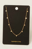 Dainty Mini Disc Station Necklace