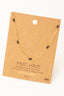 Dainty Chain Link Bead Station Necklace