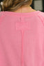 Nice to Each Other Raglan Sleeve Top in Fuchsia