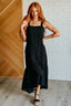 Nightlife Tie Back Maxi Dress: Medium
