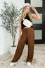 Off Duty Straight Leg Cargo Pants in  Brown