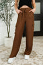 Off Duty Straight Leg Cargo Pants in  Brown