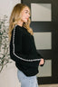 One Stitch at a Time Pullover in Black