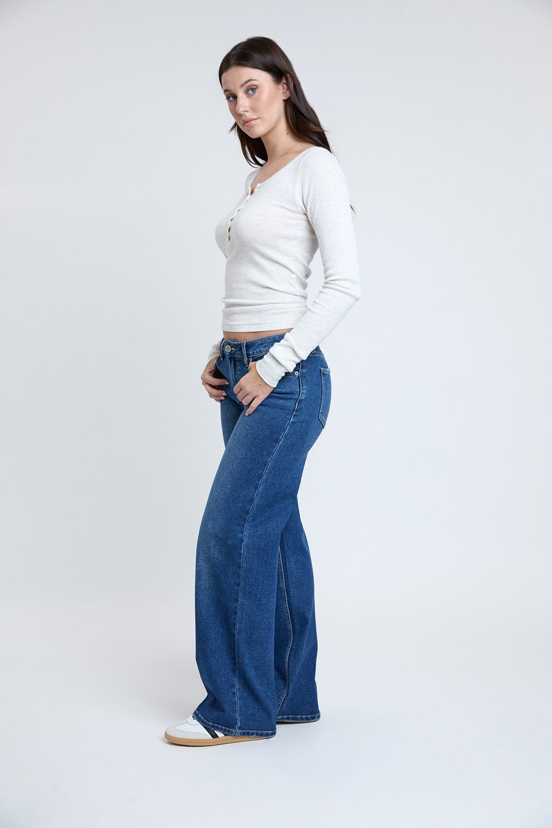 Women's Britney Wide Leg Jeans