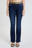 Women's Mid Rise Belted Bootcut Jeans