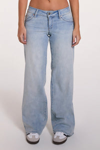 Women's Luxe Low Rise WannaBettaButt Wide Leg Jeans
