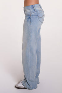 Women's Luxe Low Rise WannaBettaButt Wide Leg Jeans
