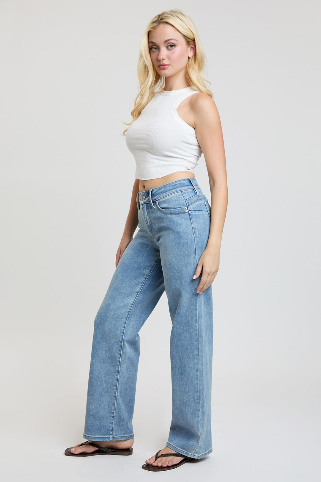 Women's Luxe High Rise WannaBettaButt Straight  Jeans