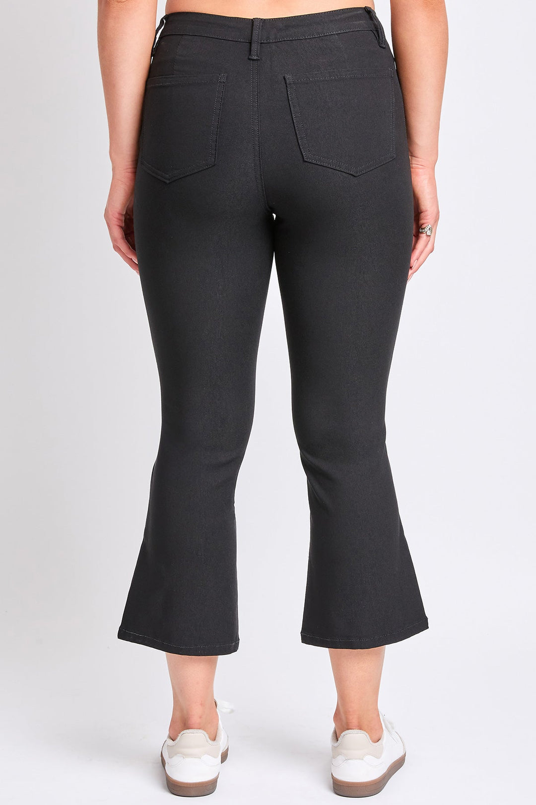 Women's Hyperstretch Cropped Kick Flare Leg Pants