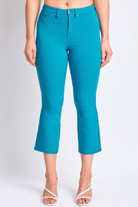Women's Hyperstretch Cropped Kick Flare Leg Pants