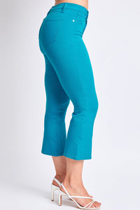 Women's Hyperstretch Cropped Kick Flare Leg Pants
