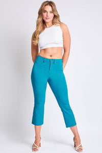 Women's Hyperstretch Cropped Kick Flare Leg Pants