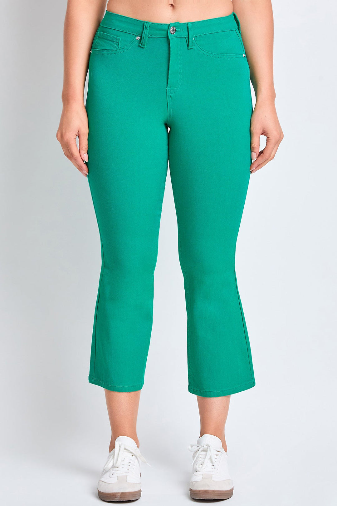 Women's Hyperstretch Cropped Kick Flare Leg Pants