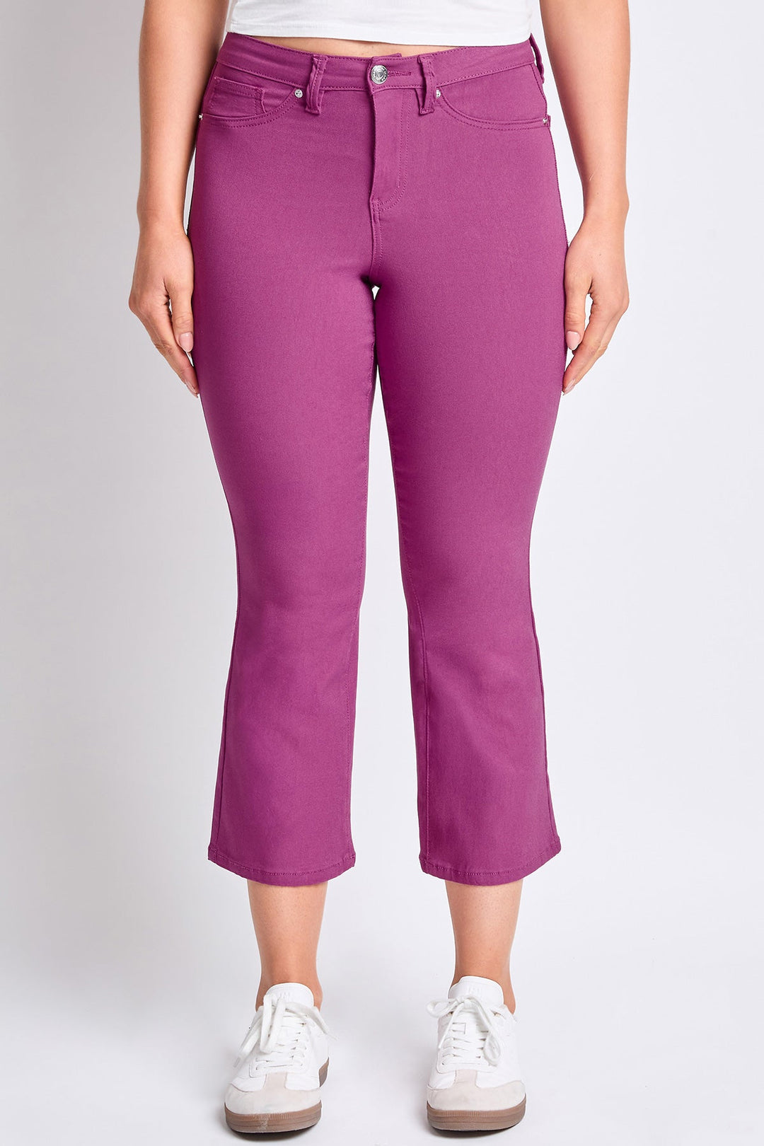Women's Hyperstretch Cropped Kick Flare Leg Pants