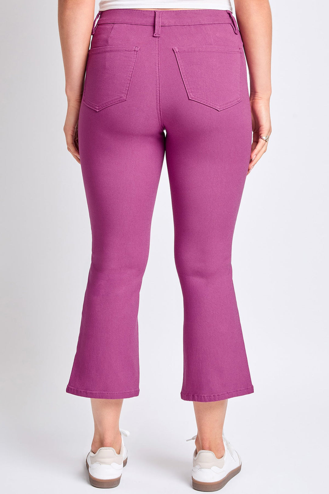 Women's Hyperstretch Cropped Kick Flare Leg Pants