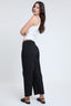Women's High Rise Cropped Trouser Jeans Wide Leg Fit
