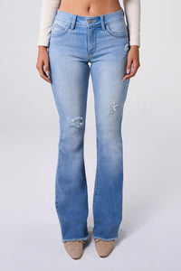 Women's Luxe High Rise WannaBettaButt Flare Jeans