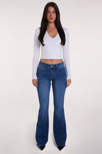 Women's Luxe High Rise WannaBettaButt Flare Jeans