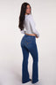 Women's Luxe High Rise WannaBettaButt Flare Jeans